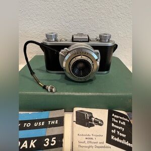 Vintage 1930s/40s Kodak 35-Kodak Anastigmat 51mm Lens F4.5 w/ original paperwork